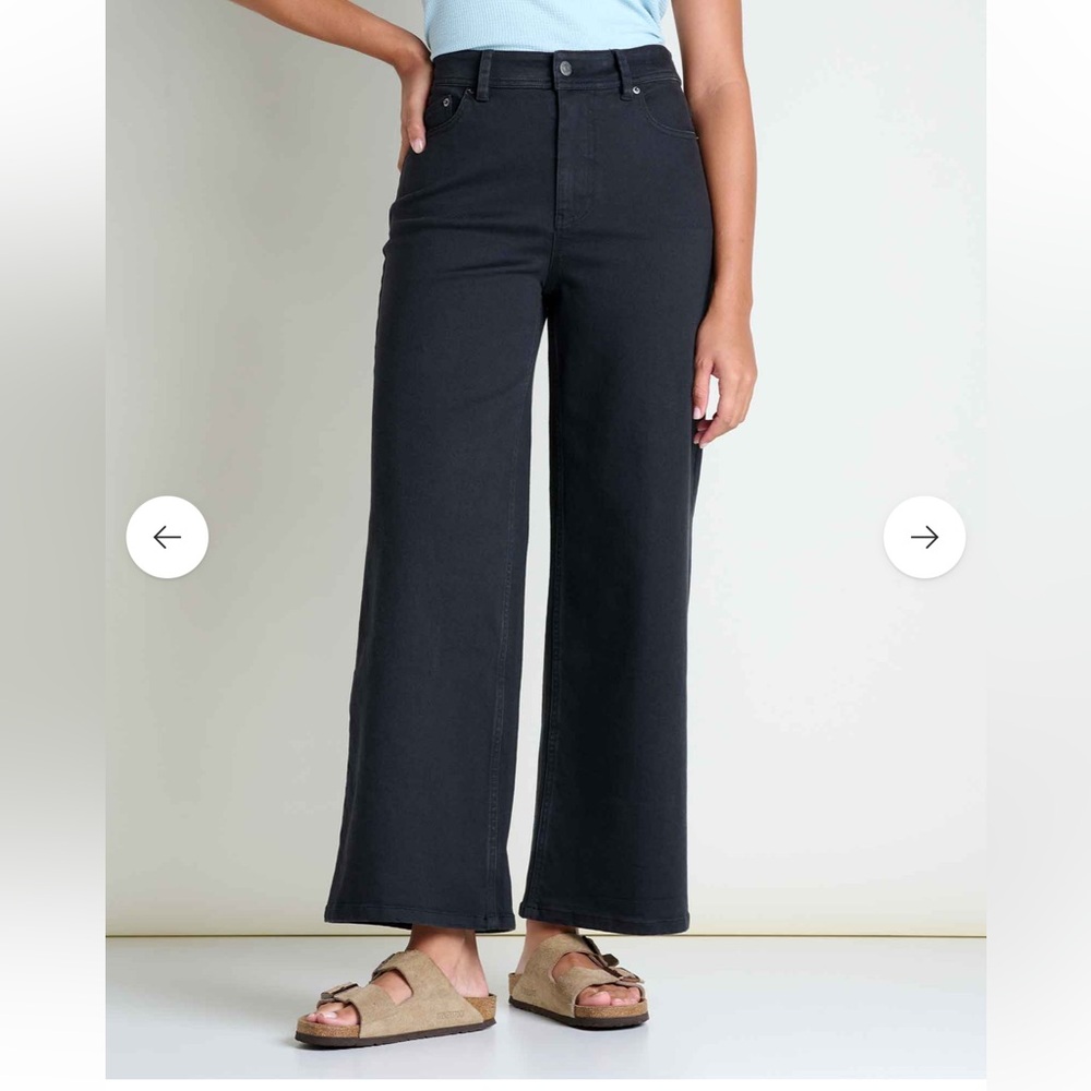 Toad & Co  women’s Balsam Wide Leg Pant black